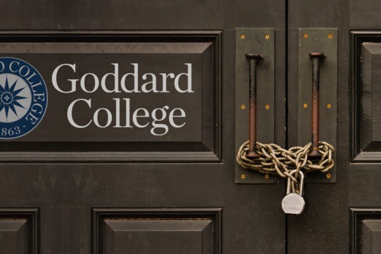 goodard college closing