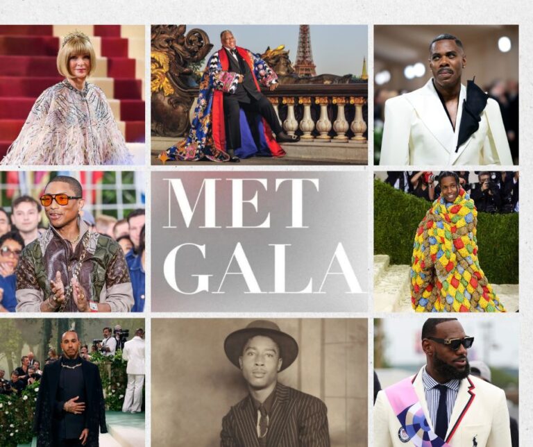 2 The Met Galas 2025 Theme Superfine Tailoring Black Style with Co Chairs Colman Domingo Pharrell Williams Lewis Hamilton ASAP Rocky and Lebron James