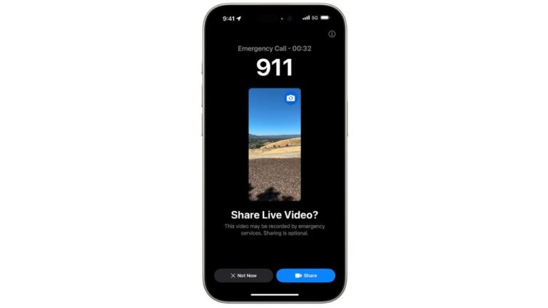 2 connect in a crisis with ios 18s new video call feature for emergency services