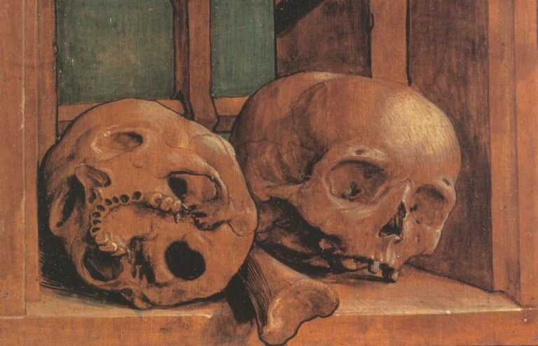 Two Skulls Hans Holbein featured