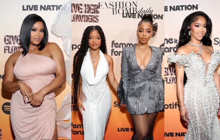 909 Claires Life The Femme in Forward Awards featuring Saweetie in Crystal Valdrin Sahiti Chloe Bailey in a Dolong White Gown Halle Bailey in Tony Ward and More