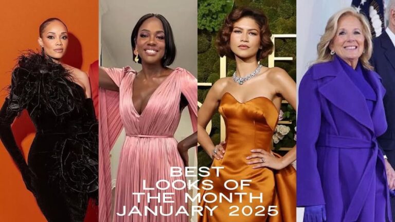 Best Looks of the Month January 2025 Zendaya Stuns in an Orange Louis Vuitton Gown KeKe Palmer Slays