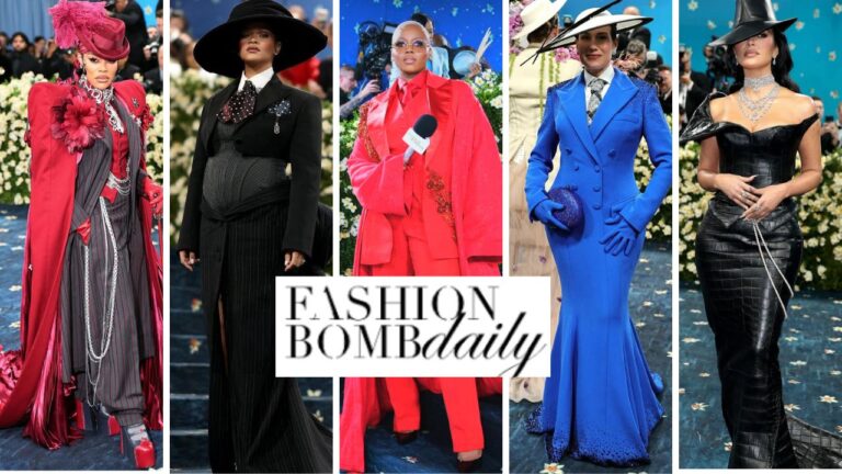 Fashion Bomb Daily Best Dressed at the 2025 MET Gala Superfine Tailoring Black Style Claire Sulmers